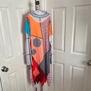 Patchwork Long Sleeve Dress